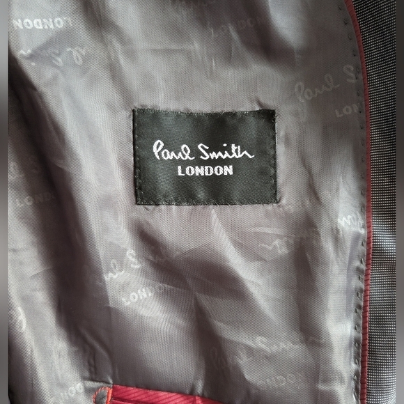 🇬🇧Paul Smith Gray Sport Coat Classic Notch Lapel - Picture 8 of 15
